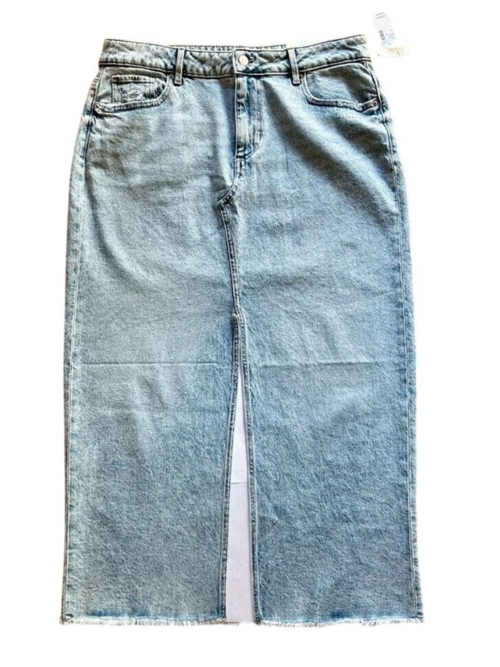 Maurices Light Blue Relaxed Denim Skirt NWT size 14